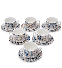 MUG-435/2 Набор из 6 чайных пар