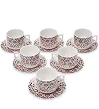 MUG-435/5 Набор из 6 чайных пар