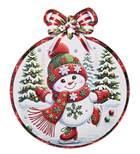 CT-10/1 Подставка под горячее «Снеговик»