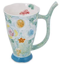 MUG-452/2 Кружка (бюветница) «Цветущий сад»