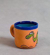 Кружка рыжая малая в асс.