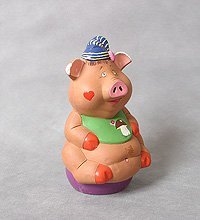 Копилка «Свинья на горшке»