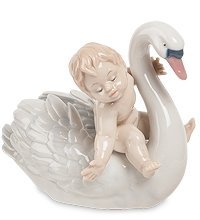 JP-29/15 Фигурка «Мальчик с лебедем» (Pavone)