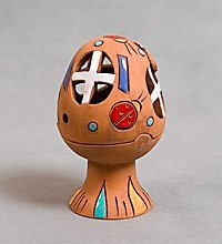 Подсвечник серый «Грибок» 346