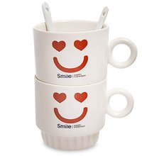 MUG-171/1 Набор из двух кружек «Счастливая улыбка каждый день»