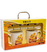 MUG-212/4 Н-р из 2-х кружек в подарочной коробке «Эмодзи»