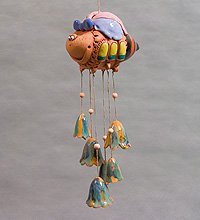 Пчелка с колокольчиками