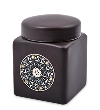 TJ-09/1 Керамическая банка мал. с крышкой