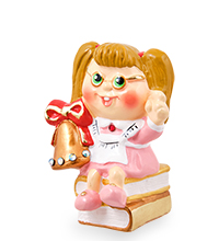 GYP-73/3-A Фигурка гипсовая «Первый звонок» эк.