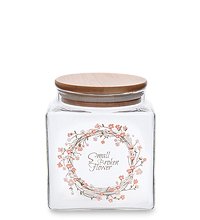 GS- 17/2 Банка для сыпучих «Цветочное очарование» 600мл