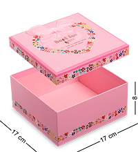 WG-29/2-A Коробка подарочная «Квадрат» цв.розовый