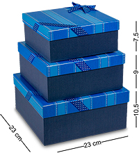 ZK-03 Набор коробок из 3шт «Яркая тесьма»