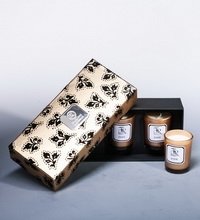 WD-08/ 1 Н-р из 3 свечей аром. «Jade Gold» в под. кор.