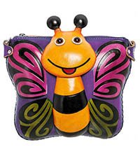 BL-08/4 Сумочка кожаная «Бабочка»