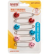 KN-11 Набор булавок безопасных 6шт