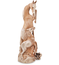 45-009 Статуэтка «Лошадь с жеребенком» 40 см