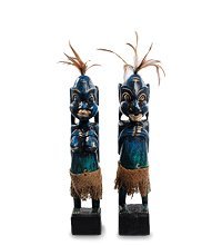 22-004 Статуэтка «Асмат» н-р из двух, 33 см