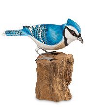89-007 Фигурка «Голубая сойка» (о.Бали)