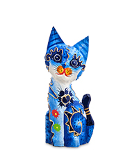 99-024-01 Статуэтка «Кошка» 20 см (албезия, о.Бали)