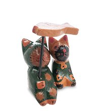28-059 Статуэтка mini КОТ и КОШКА под зонтиком, набор 2 шт.