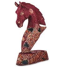 10-014-03 Фигурка «Лошадь» (батик, о.Ява) бол 25 см