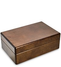 JW-03/02 Шкатулка деревянная под украшения «Орех» 20х13 см