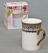 11950 Кружка «Золотой узор» 280мл.(36)