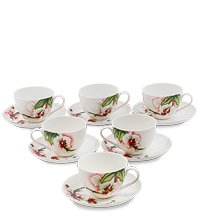 JS-38 Чайный набор на 6 перс. «Королевская орхидея» (Pavone)