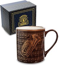 ML-03 Кружка «Звуки джаза» 390мл в подарочной коробке