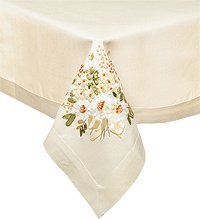 FC-137 Скатерть с вышивкой 'Островок счастья» 85х85 см