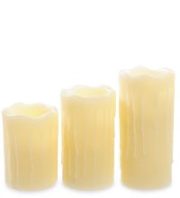 LED-04 Набор светодиодных свечей (3шт.) с дистанционным управлением