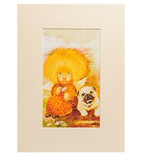 ANG-176 Жикле в паспарту «Верный друг» 21*29,7