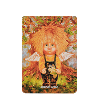 ANG-199 Виниловый магнит «Добрый ангел» 5х7