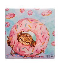 SZ-193 Жикле «Один кофе - один пончик» 16х16