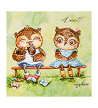 SZ- 99 Открытка «А мне?!' 15х15