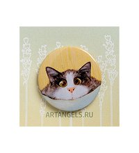 ANG-792 Закатный значок «Ушки на макушке»