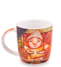 ANG-845 Кружка фарфоровая «Все мечты станут явью» (В. Кудряшова)