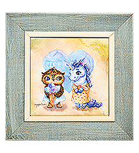 SZ-448 Панно керамическое «Сбывающиеся желания» 10х10