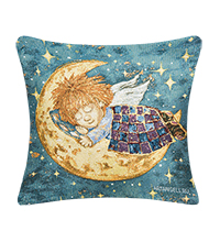 ANG-1917/1 Подушка гобеленовая «Волшебные сны» 30х30