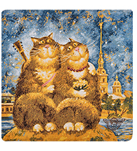 ANG-1975 Наволочка гобеленовая «Счастье есть» 45х45