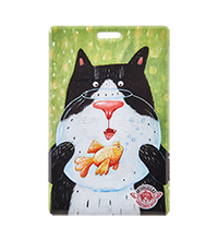 ANG-2132 Обложка для проездных и карточек «По стенам не лазь... Когти о диван не точи...» 6,5х10,5