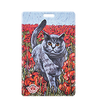 ANG-2135 Обложка для проездных и карточек №10 «Яркое лето» 6,5х10,5