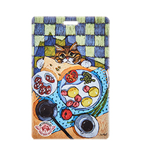 ANG-2136 Обложка для проездных и карточек №23 «Кушать подано» 6,5х10,5