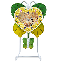 CL-55/2 Часы «Бабочка» желтый