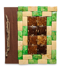 41-006 Фотоальбом из кокоса (о.Бали) M в асс.