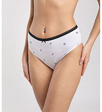 Трусы женские 4694/59, белый с рис. 0101443