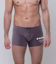 Трусы мужские 7039/05, графит с печ.