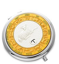 WIN- 02- 8 Зеркало серебр. «Знак Зодиака - Овен»