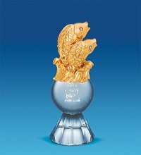 OF- 05/ 3 Фигурка «Знак зодиака - Рыбы» (лазер)