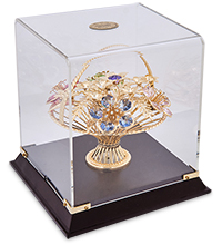 AR-1154 Композиция «Цветы» в подар. кор. с цв.кр.  (Юнион)